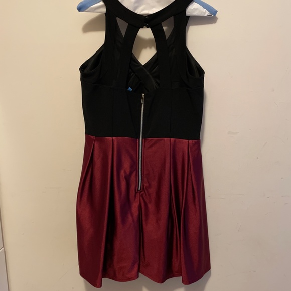 Burgundy/Black Prom Dress - Picture 2 of 4